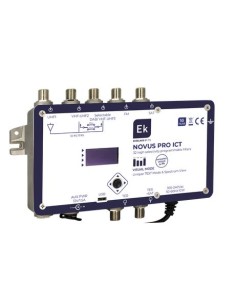 NOVUS PRO ICT   CENTRAL PROGRAMABLE 32 FILTROS UHF - DAB - FM - SAT  G>60/120 dB